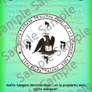 Pentacle Abbé Julio N°21 – Aigle – Talisman consacré protection & magnétisme