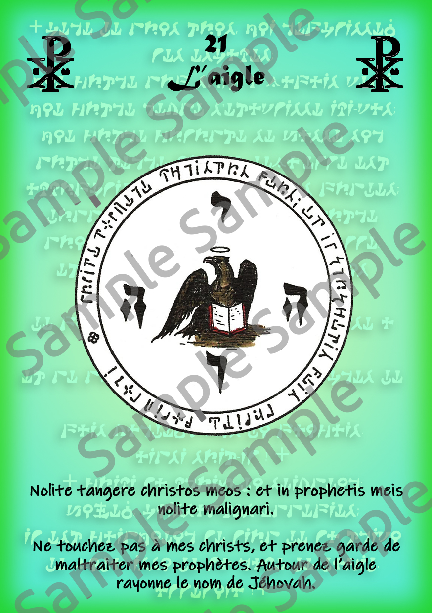 Pentacle de Protection Abbé Julio – N°21 – Aigle