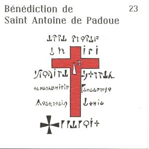 Pentacle Abbé Julio N°23 – Bénédiction de saint Padoue – Talisman consacré protection & magnétisme