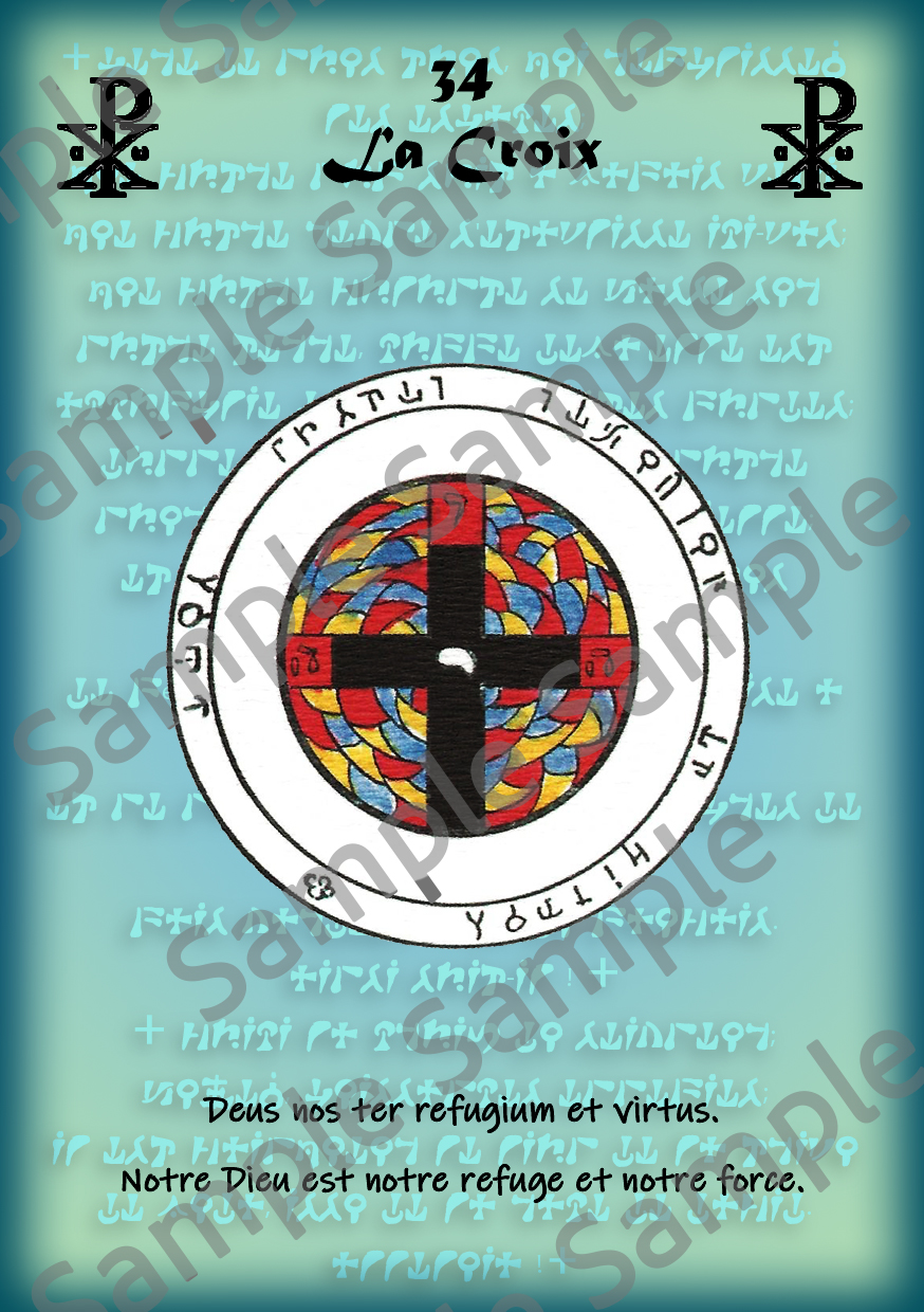 Pentacle de protection Abbé Julio – N°34 - La croix