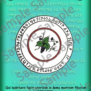 Pentacle Abbé Julio N°42 – Raisins – Talisman consacré protection & magnétisme