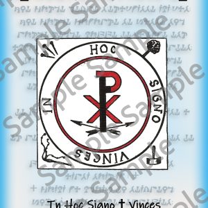 Pentacle Abbé Julio N°5 – Monogramme du Christ – Talisman consacré protection & magnétisme