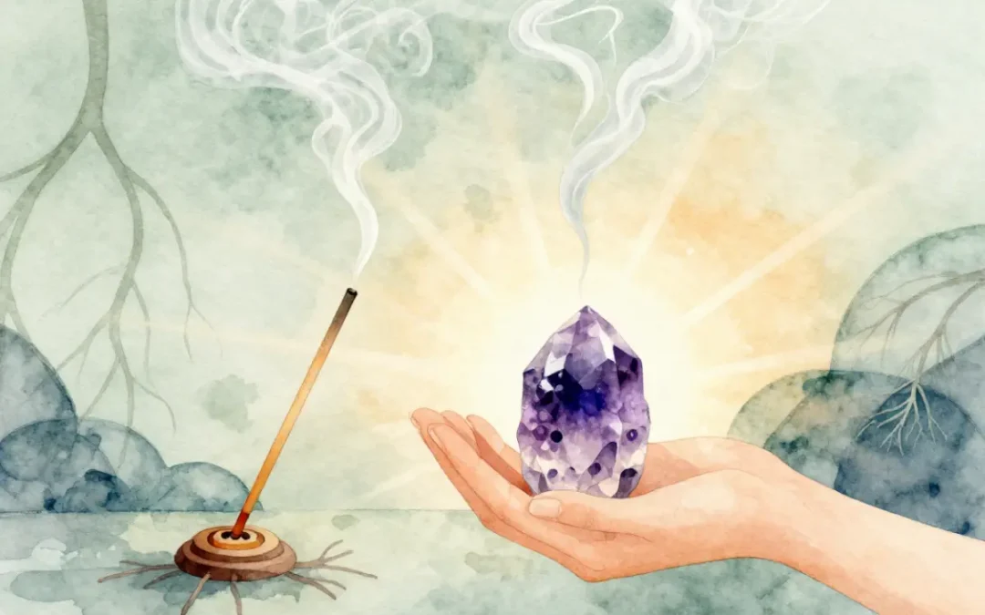 Lithothérapie et pendule : créer un rituel doux pour s’ancrer au quotidien